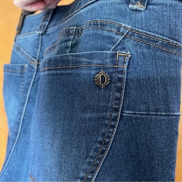 Democracy "Ab"solution Blue Denim Jegging Booty Lift Jeans Size 14 Stretch - Picture 5 of 9